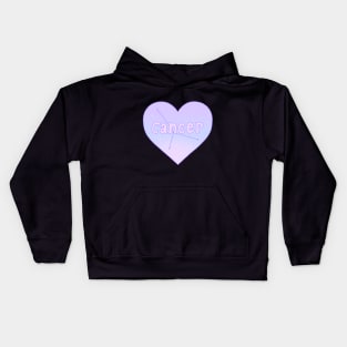 Cancer Constellation Heart Kids Hoodie